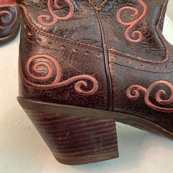Ariat Western embroidered brown boots - Picture 11 of 16